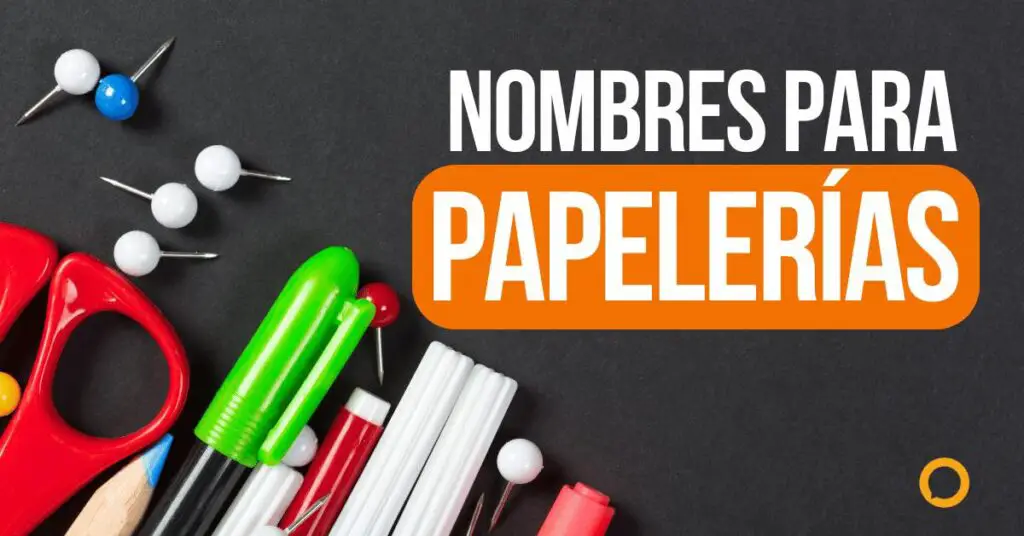 nombres para papelerias emprender negocio